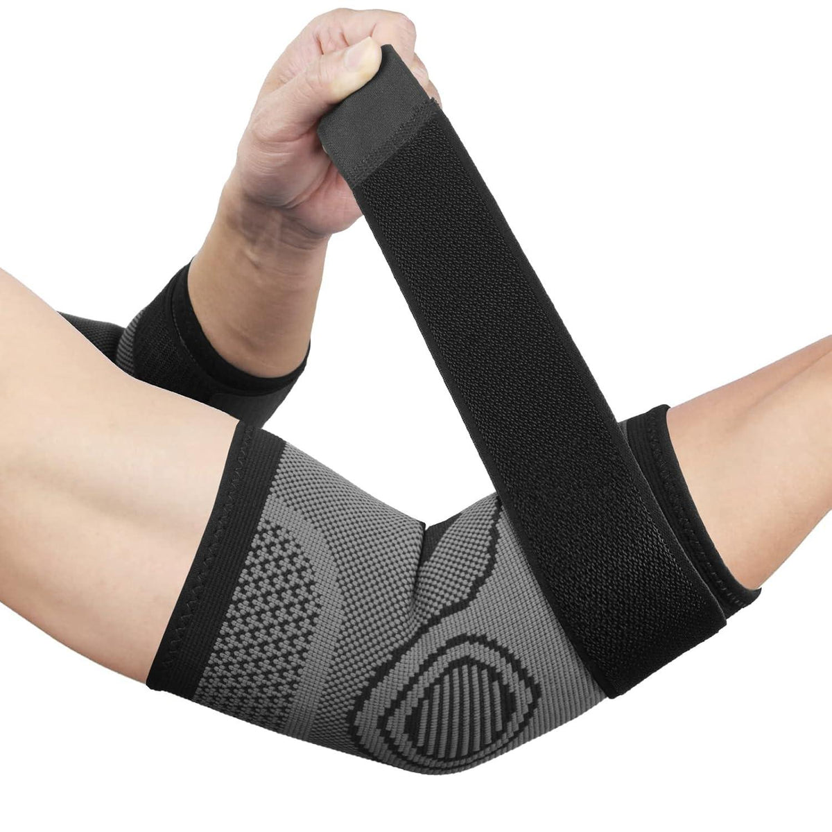 Ellenbogenbandage für Tennis Volleyball Golf, Atmungsaktiv und