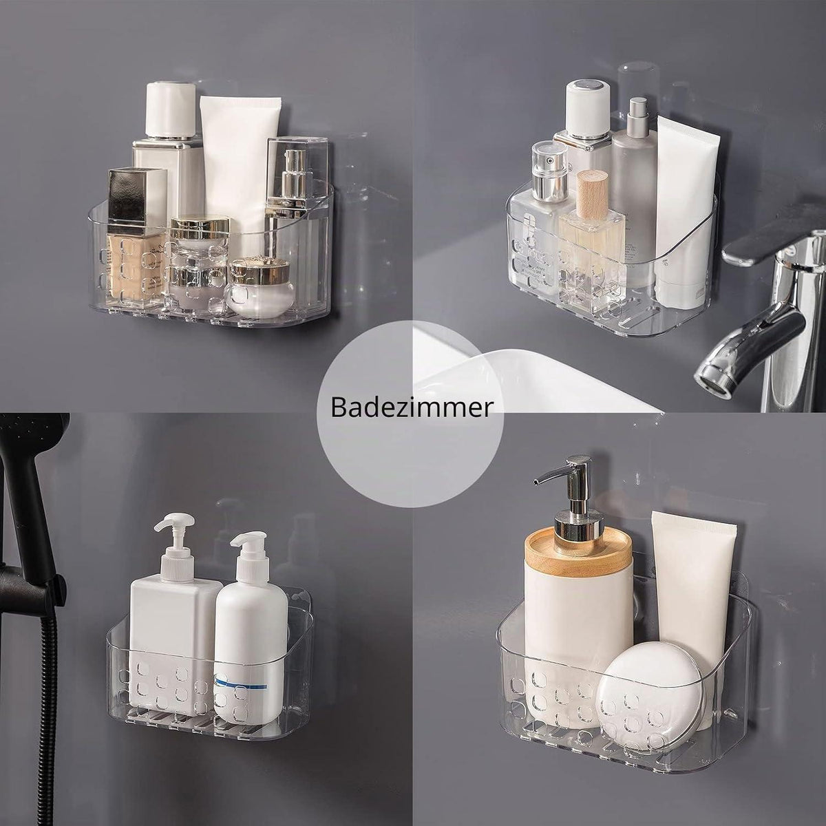Duschkorb ohne Bohren – Kleiner Duschablage Organizer