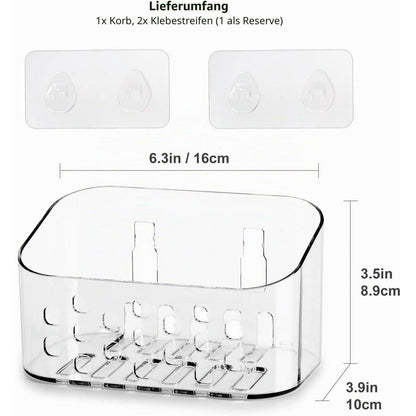 Duschkorb ohne Bohren – Kleiner Duschablage Organizer