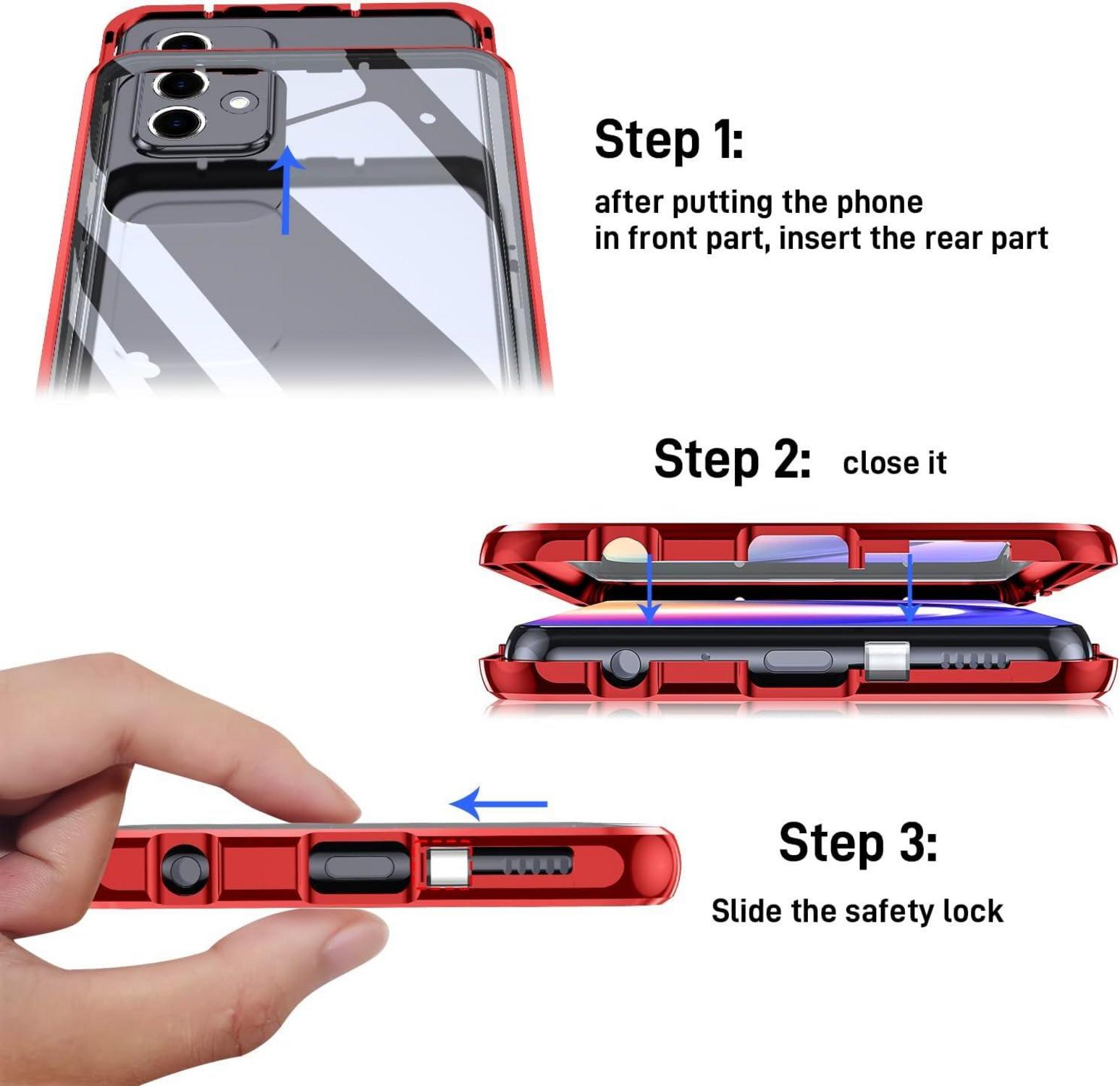 Samsung Galaxy A53 5G Hülle Magnet Adsorption 360 Grad
