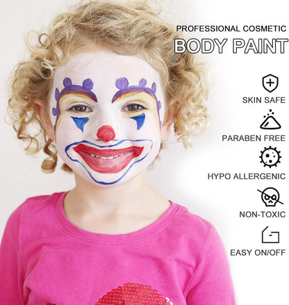 Halloween Face Paint Set 30gx2 Zombie Vampire Makeup