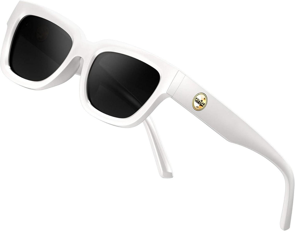 Polarisierte Vintage TR90 Sonnenbrille Rechteckig Kleiner Rahmen