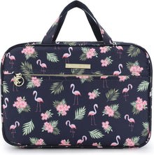 Kulturbeutel Wasserdicht Große Reise Aufhängbar Organizer Flamingo
