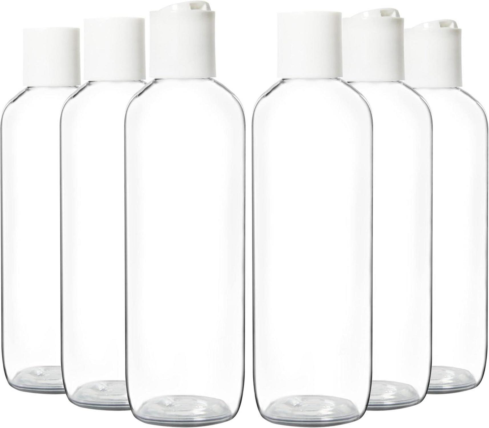 10er Set 250ML Plastikflaschen mit Scheibenverschluss und