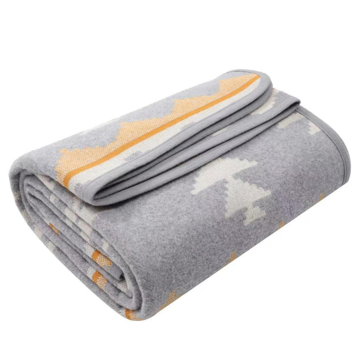 Merinowolldecke – Warm, Weich & Vielseitig – 160x220 cm – Weiß