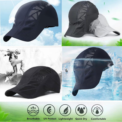 Herren Schirmmütze atmungsaktiv – Baskenmütze für Outdoor & Sport