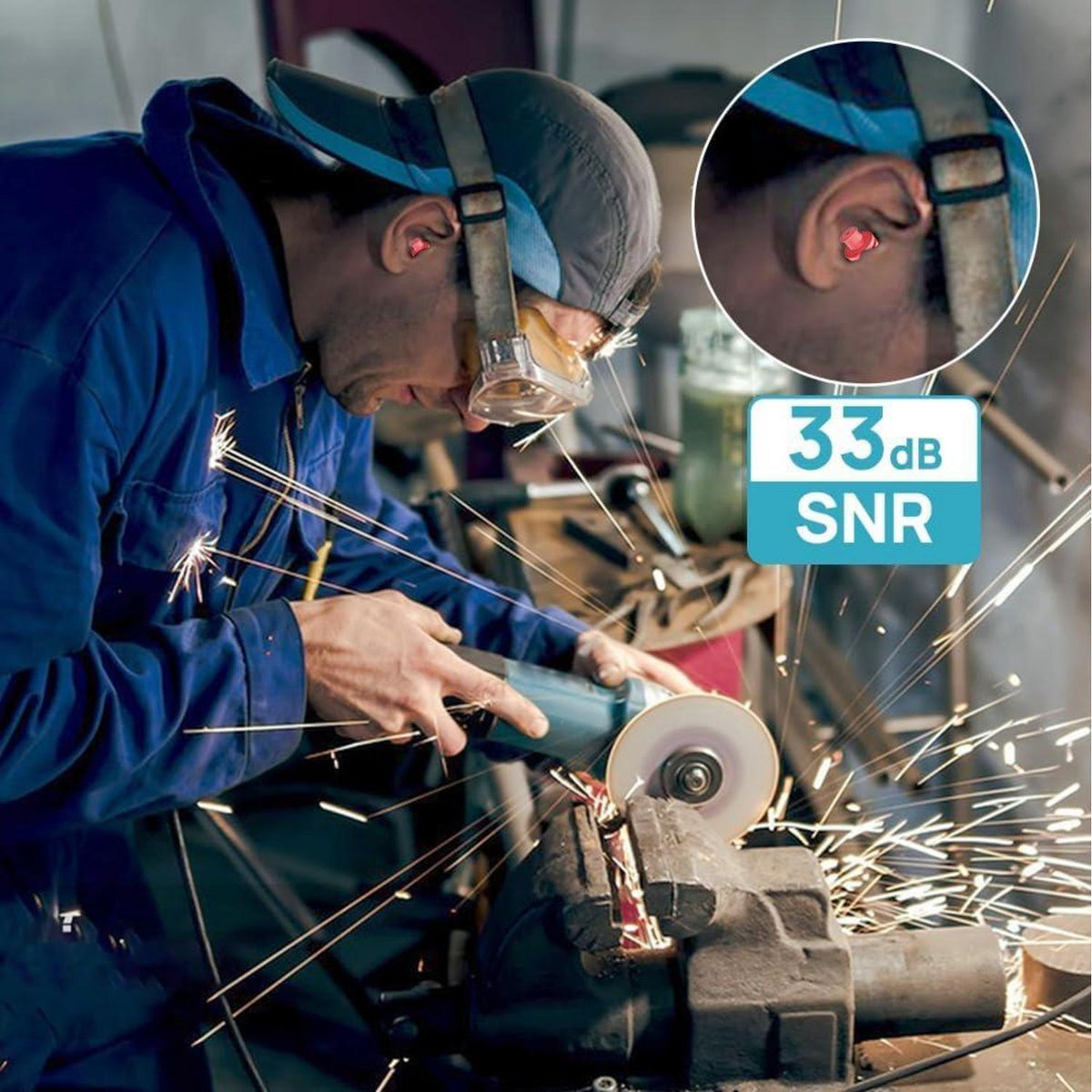 Silikon Ohrstöpsel zum Schlafen – 10 Paar, Geräuschunterdrückung