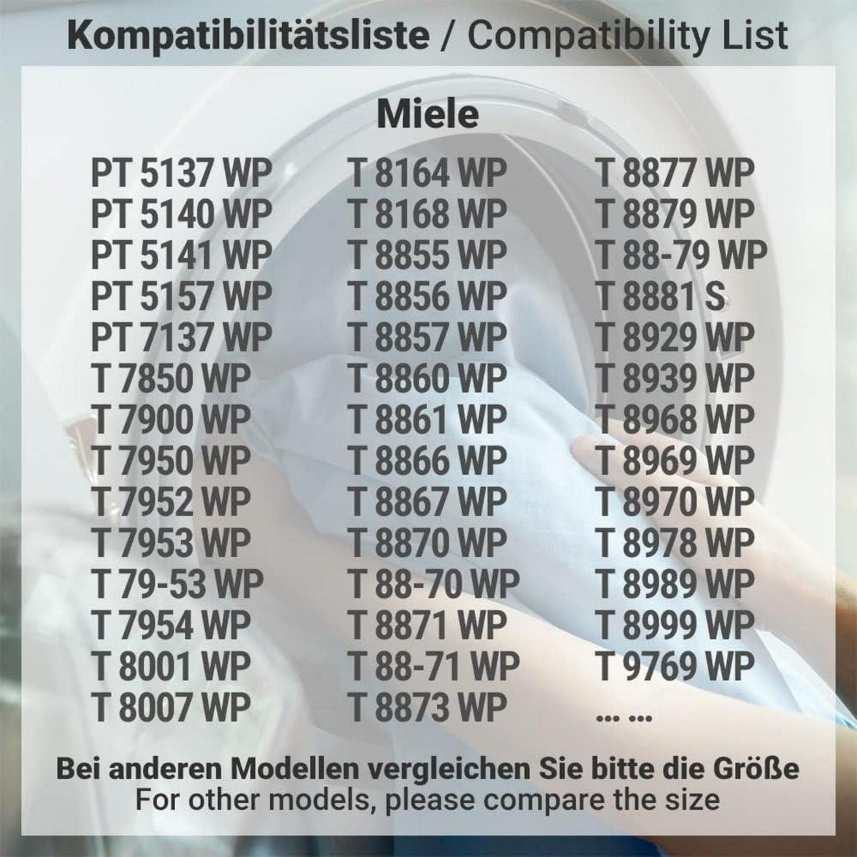 Trocknerfilter für Miele 9499230 | Fein-Grob Filter