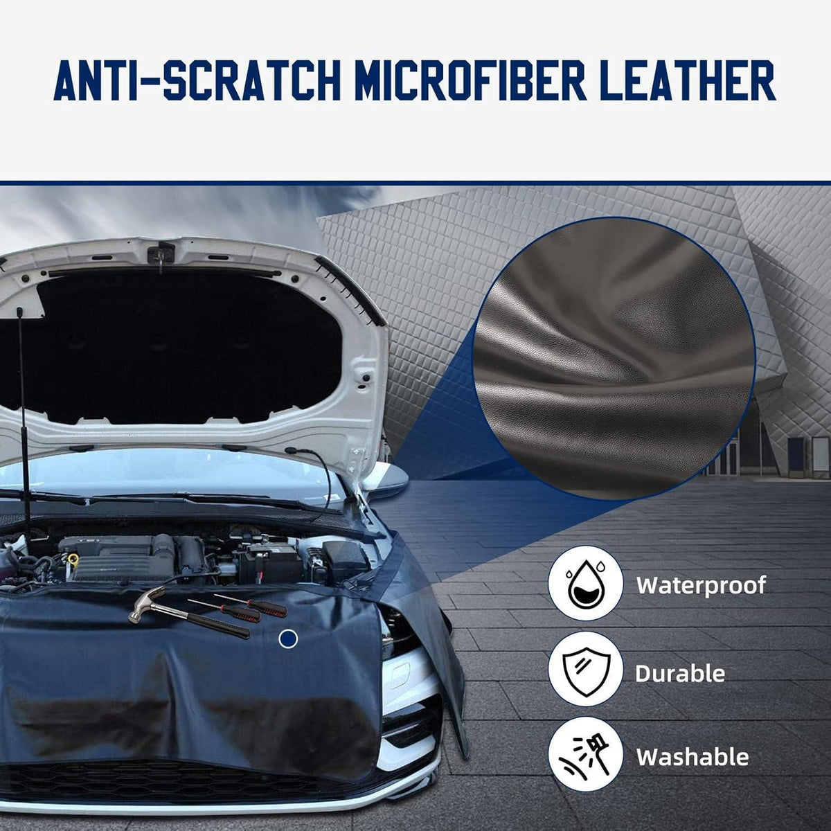 Kotflügelschoner Magnetisch 3er-Set – Schutzmatte für Auto & Werkstatt