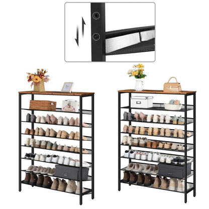 8-stöckiges Schuhregal – Schuhschrank für 32-40 Paar Schuhe