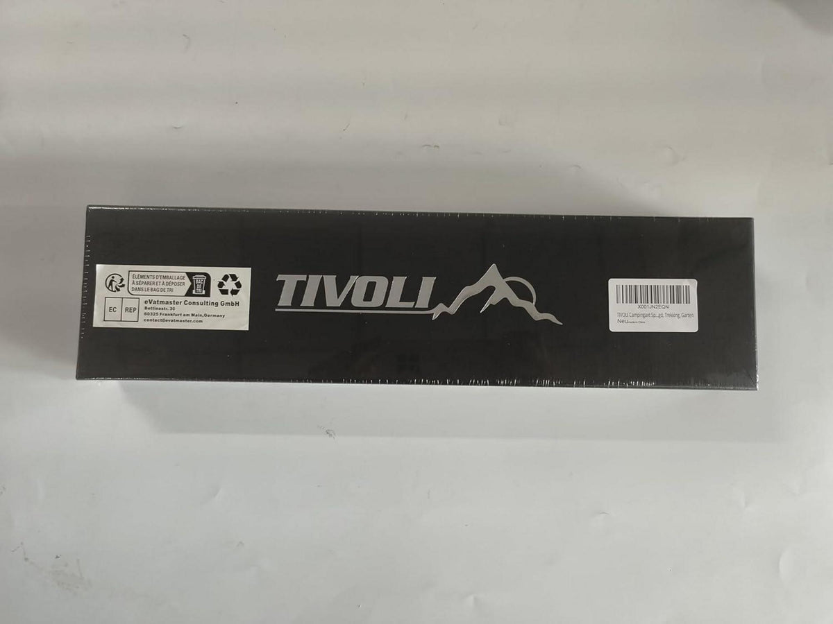 TIVOLI Campingaxt Spaltaxt Holz 24cm Survival Axt Outdooraxt Tragbare Survivalaxt Geschenkbox