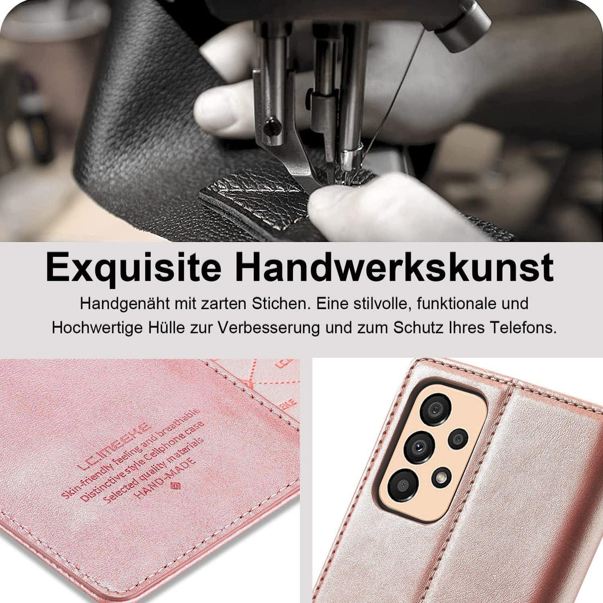 Ailicici Samsung Galaxy A33 5G Hülle Leder Flip Wallet mit