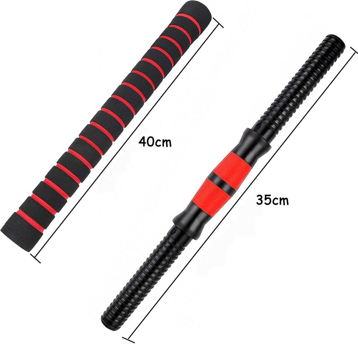 Hantelstangen Set Kurzhantel Langhantel 3er 35cm 40cm Gewinde
