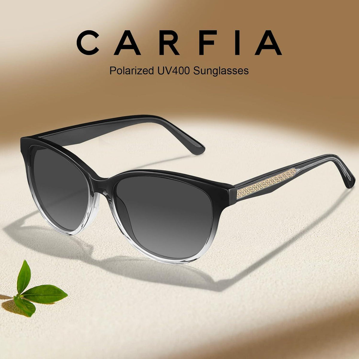 CARFIA Damen Sonnenbrille polarisiert UV400 Brille