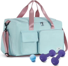 35L Faltbare Sporttasche mit Schuh- und Nassfach, Weekender Gym Travel