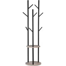 Freistehender Garderobenständer mit Baumform, 8 Haken, 2