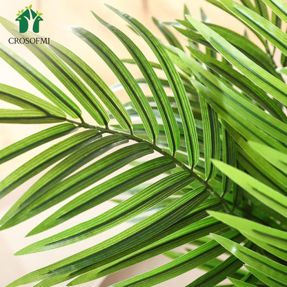 Künstliche Palme 170cm im schwarzen Topf Fake Plant Wohnzimmer Büro Deko