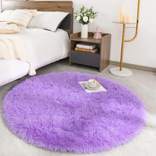 Hochflor Shaggy Teppich Rund Super weich Fluffy Kinderzimmer Teppich