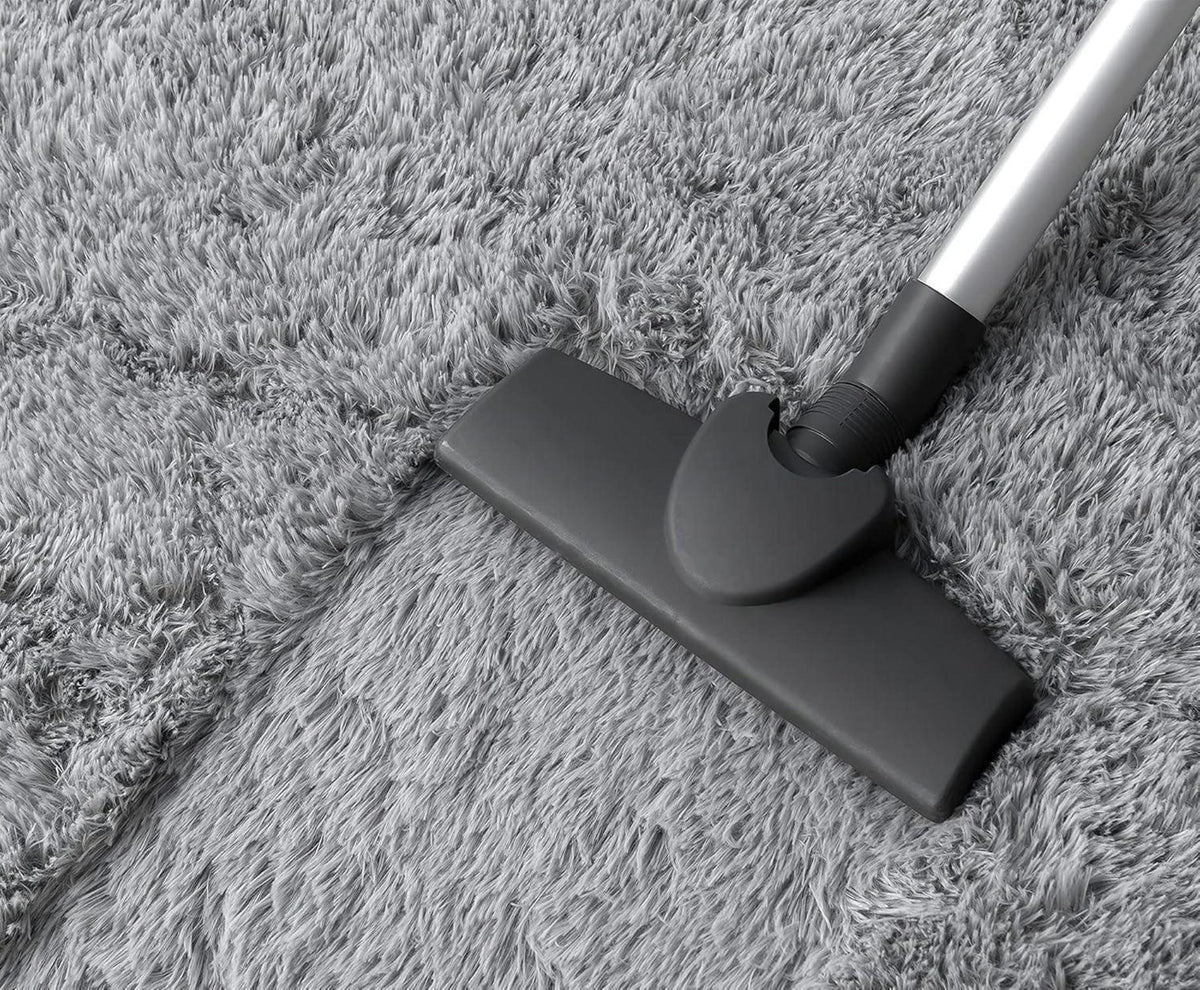 Runder Hochflor Teppich Super weich Shaggy Fluffy Wohnzimmer Schlafzimmer