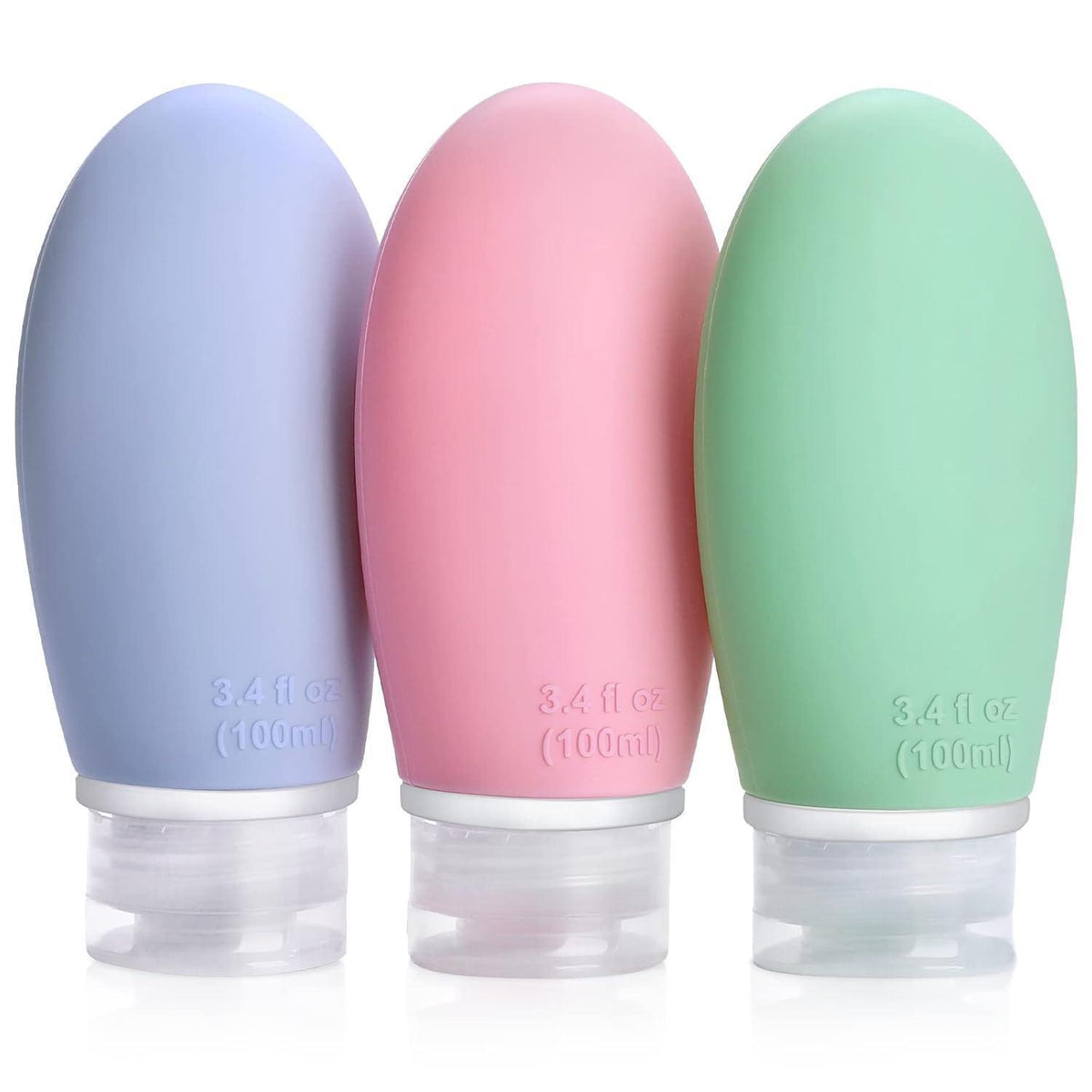 100ml Reiseflaschen Set 3er-Pack – Auslaufsicher & TSA-geprüft