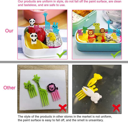 Mini Cartoon Bento Obstgabeln Kinder Food Picks 20 Stück