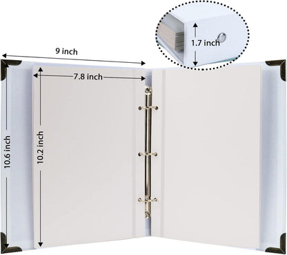 Fotoalbum Selbstklebend 40 Seiten Hardcover DIY Scrapbooking Kit