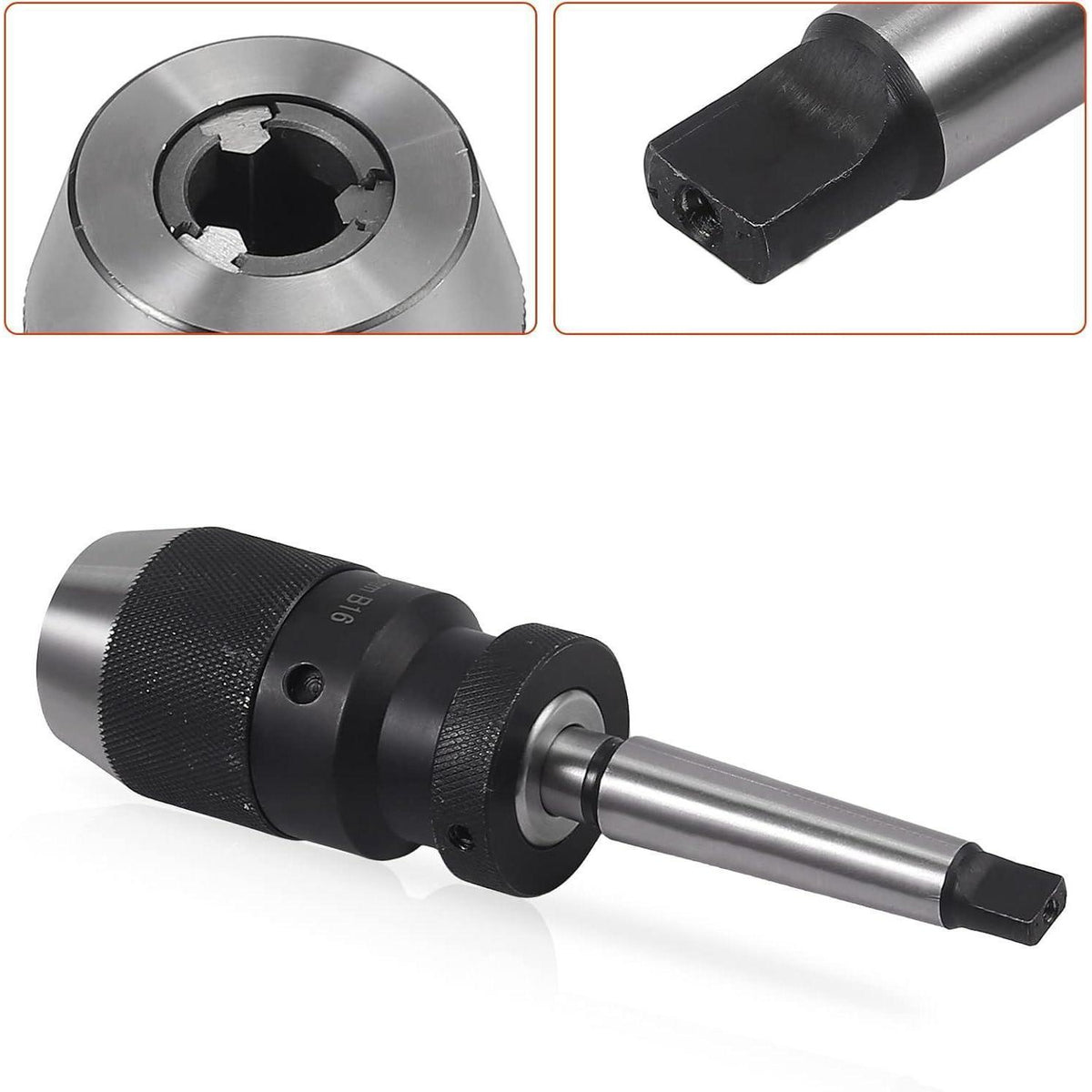 Schnellspannbohrfutter 1-16mm mit MK2 Kegeldorn für Bohrmaschinen