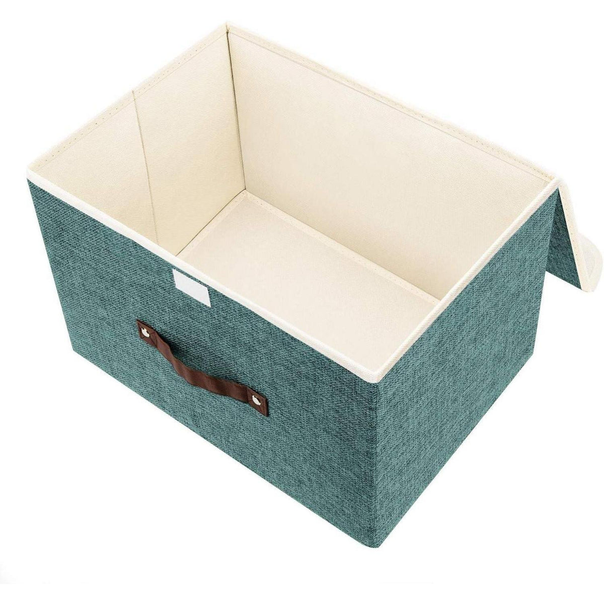 Faltbare Aufbewahrungsbox mit Deckel, 5er Set, Aqua Deep