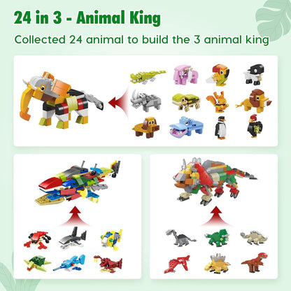 D-FantiX Adventskalender 2024 für Kinder mit 24 Mini