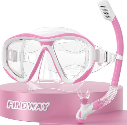 Schnorchelset Erwachsene Tauchmaske Anti-Leck Anti-Fog UV-Schutz