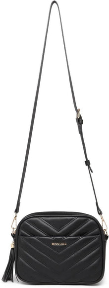 Umhängetasche Damen Crossbody Bag Handtasche Quaste Dekoration Goldene