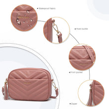 Umhängetasche Damen Crossbody Bag Goldene Hardware Schwarz