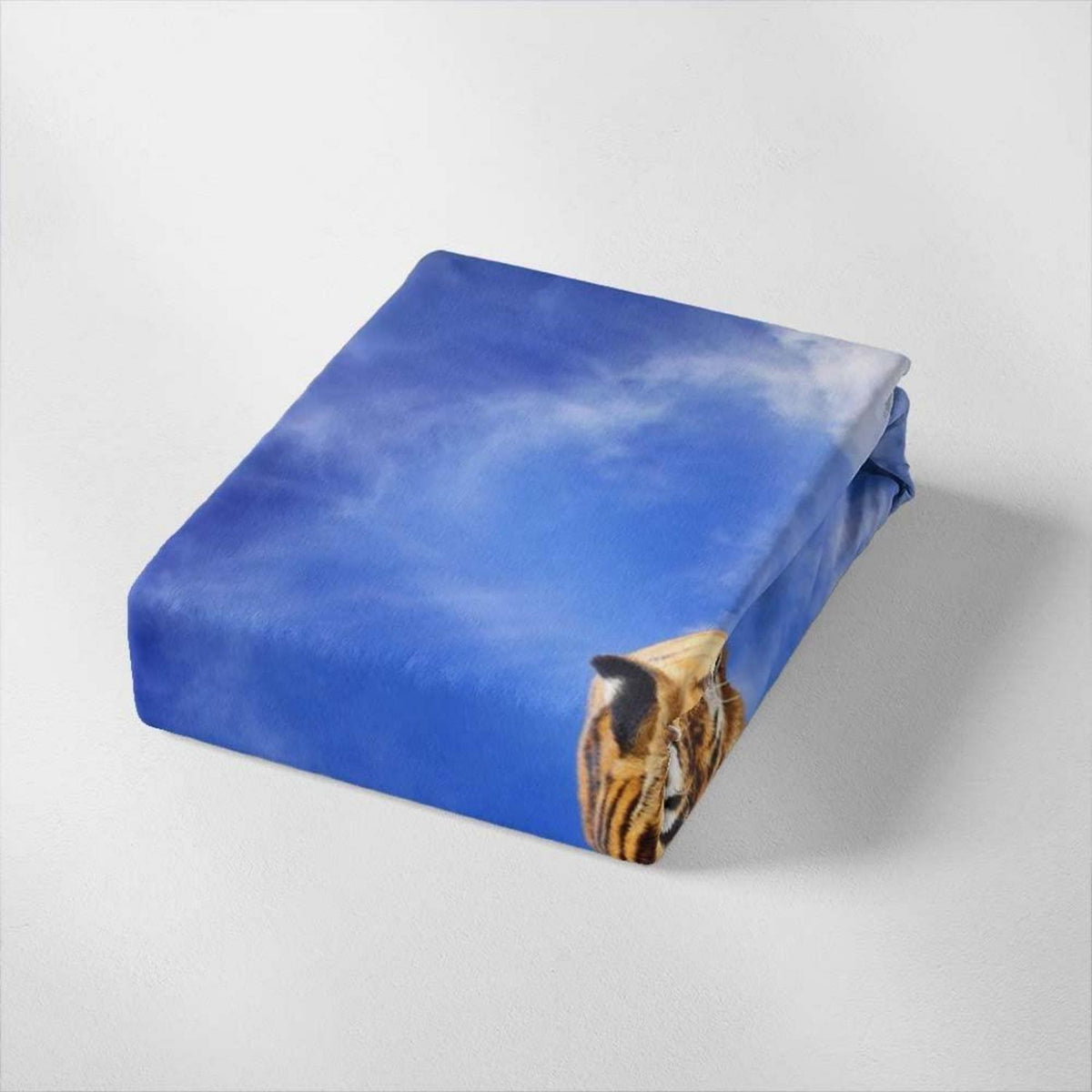 Tiger Druck Bettwäsche Set 200x200cm mit 2 Kissenbezügen