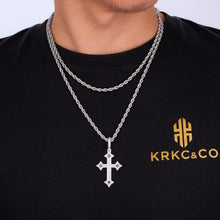 Goldkette Herren Silberkette 4mm Edelstahl Weißgold