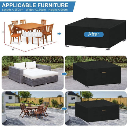 Gartenmöbel Abdeckplane 150x130x90cm – Wasserdicht & Winterfest