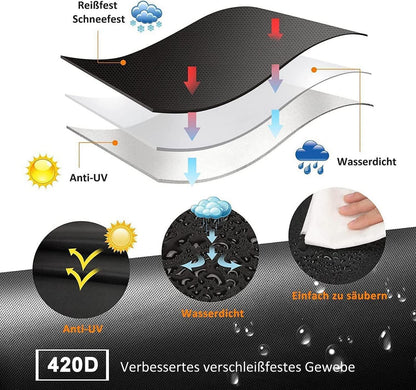 Abdeckung für Gartenmöbel 420D Oxford Gewebe Wasserdicht UV-beständig