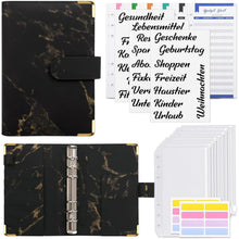 KONVINIT A6 Budget Binder Set mit Geldumschlägen und