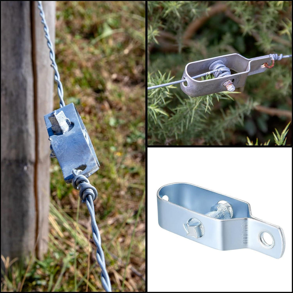 10x Drahtspanner verzinkt für Maschendrahtzaun & Gartenzaun
