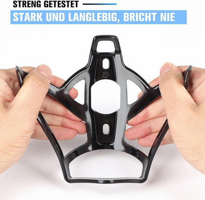 Fahrrad Flaschenhalter Getränkehalter Trinkflaschenhalter Schwarz Leicht Robust