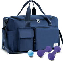 Faltbare 35L Damen Sporttasche mit Schuhfach und Nassfach, Weekender