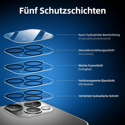 NEW'C Panzer Schutz Glas 4er Set iPhone 12 Mini Kratzfest 9H Schutzfilmpaket