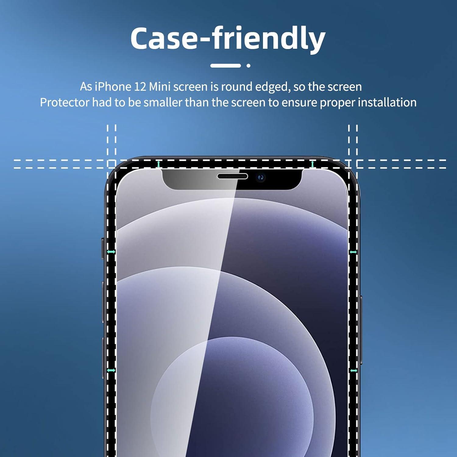 Panzer Schutzglas Set Kameraschutz iPhone 12 Mini