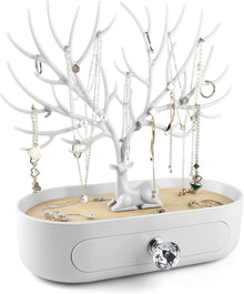 Geweih Hirsch Display Rack Schmuckaufbewahrung Organizer