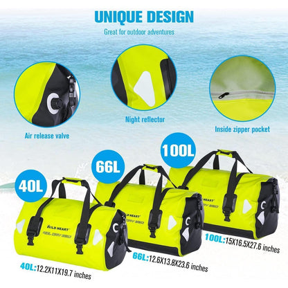 Wasserdichte Reisetasche 100L – Kajak, Camping, Motorrad