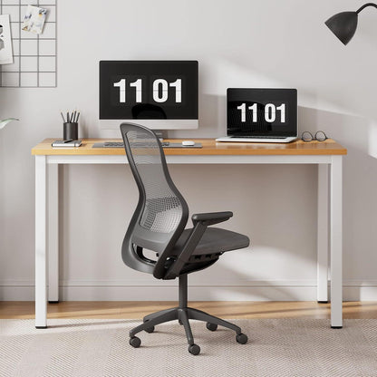 Computertisch 80x40cm Schreibtisch Büro PC-Tisch Teak