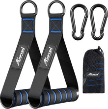 Fitnessband Griffe grau/rot Krafttraining Cardio 2er Set