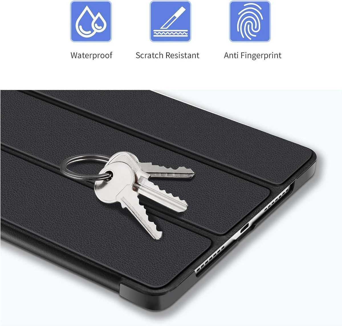 Schwarze Lenovo Tab M10 Plus (3. Gen) 10,6'' Hülle Smart Schutzhülle