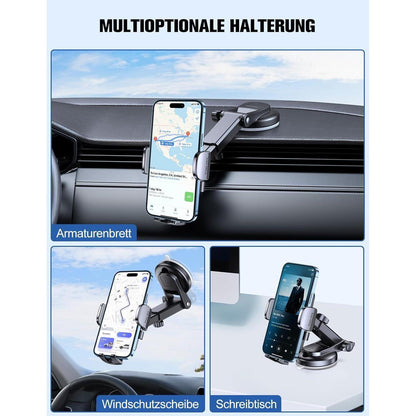 Auto Handyhalterung Saugnapf 360° für Armaturenbrett