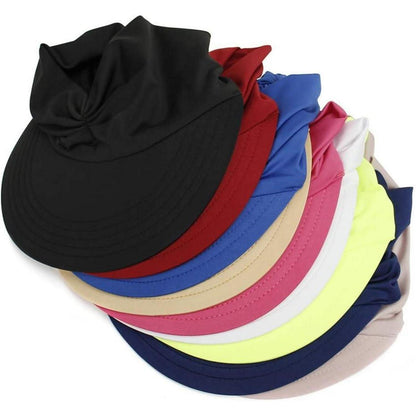 Damen Sonnenhut Visor - UV-Schutz für Strand & Sport, Weiß