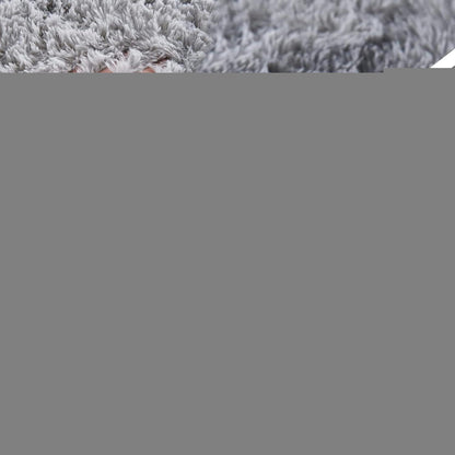 Weicher Hochflor Shaggy Teppich 80x150 cm Hellgrau
